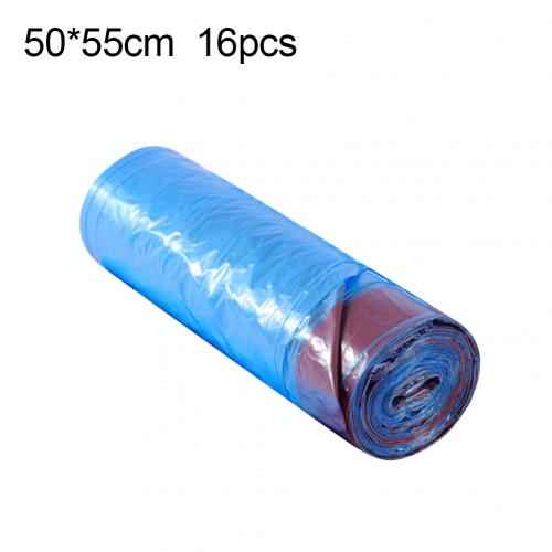 1 Roll Disposable Large Garbage Bag Home Kitchen Drawstring Trash Rubbish Pouch Convenient Environmental Waste Bags Storage: Blue1