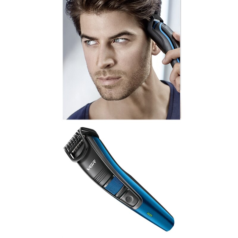 EAS-VGR V-052 tondeuse à cheveux électrique limite réglable peigne coupe cheveux rasoir USB Rechargeable tondeuse à barbe