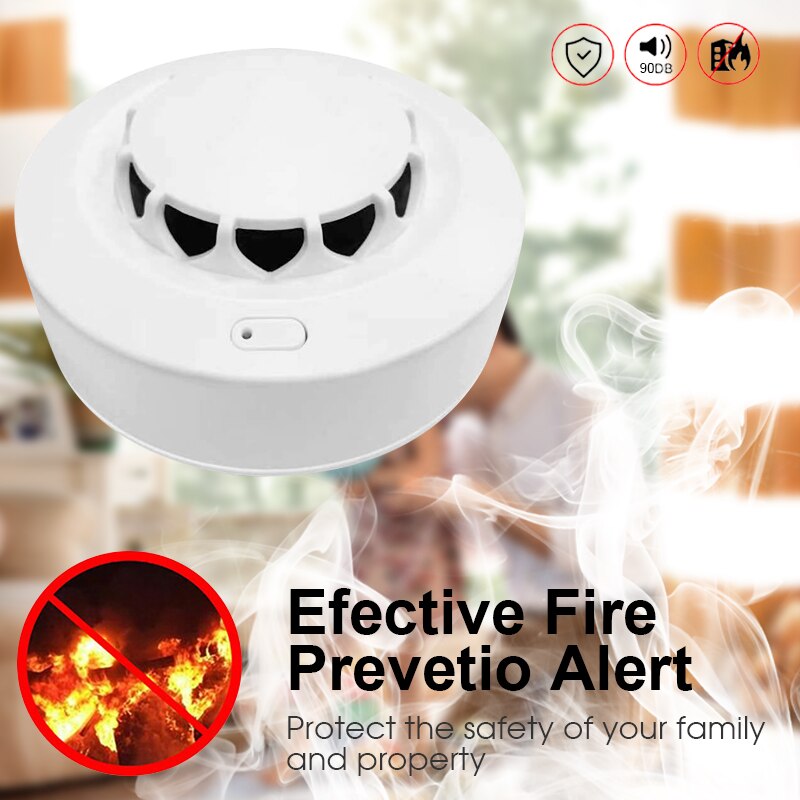 Independent Smoke Detector Sensor Fire Alarm Home Security System Firefighters Tuya WiFi Smoke Alarm Fire Protection
