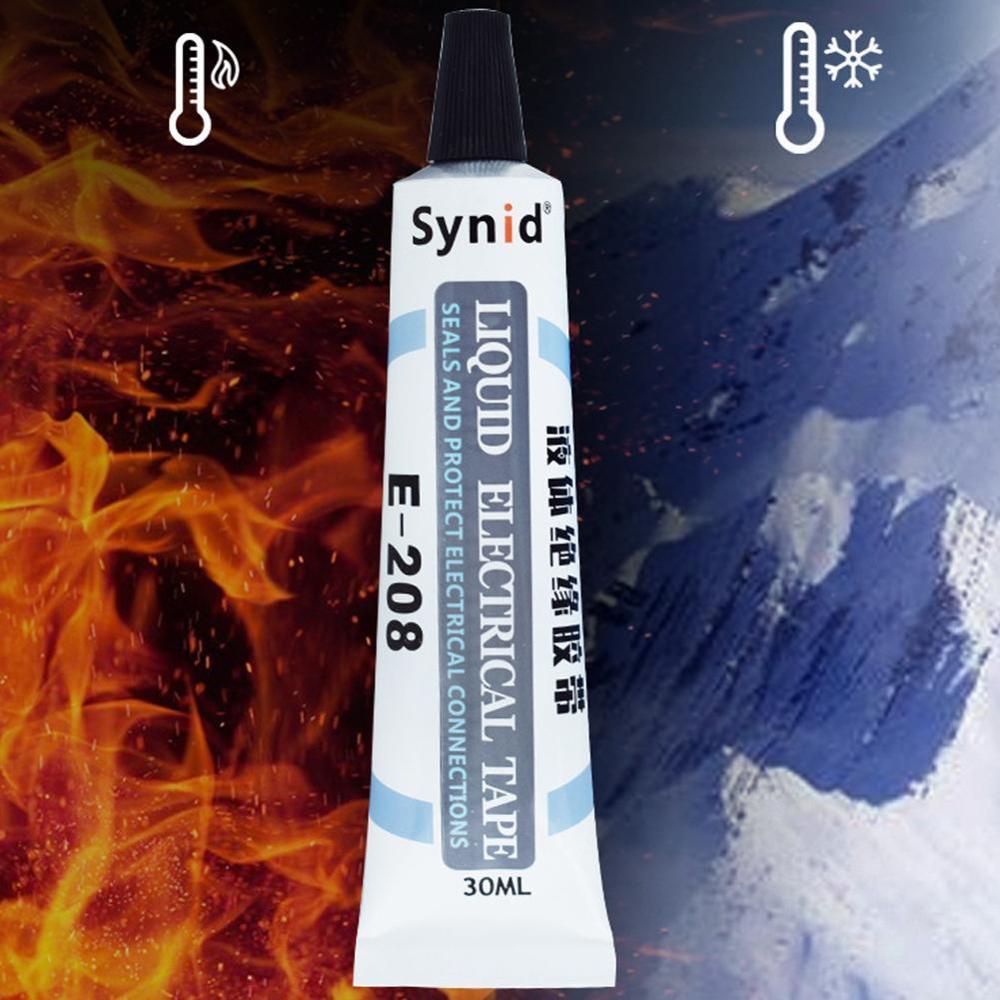 Liquid Insulation Electrical Tape 1 Oz Tube Paste Waterproof Fast Anti-UV Dry E9Z6