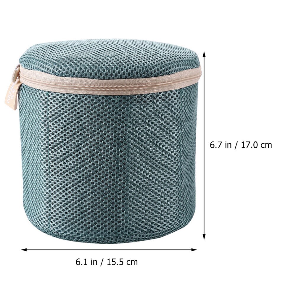 1pc Washing Net Bag Reusable Laundry Bag Washer Bag Zippered Laundry Bag