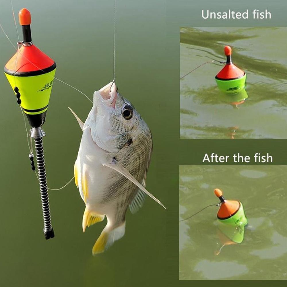 Automatisk fiskeri float bærbart fiskeri tilbehør hurtig fiskeri bobber sæt fiskeri float enhed fiskeri