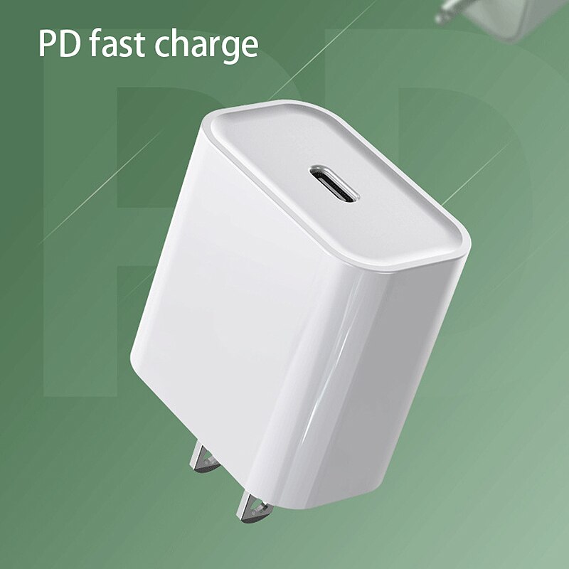 Applicable to for Apple 18W PD Charger Charging Head for iPhone 12 20W Power Adapter(US Plug)