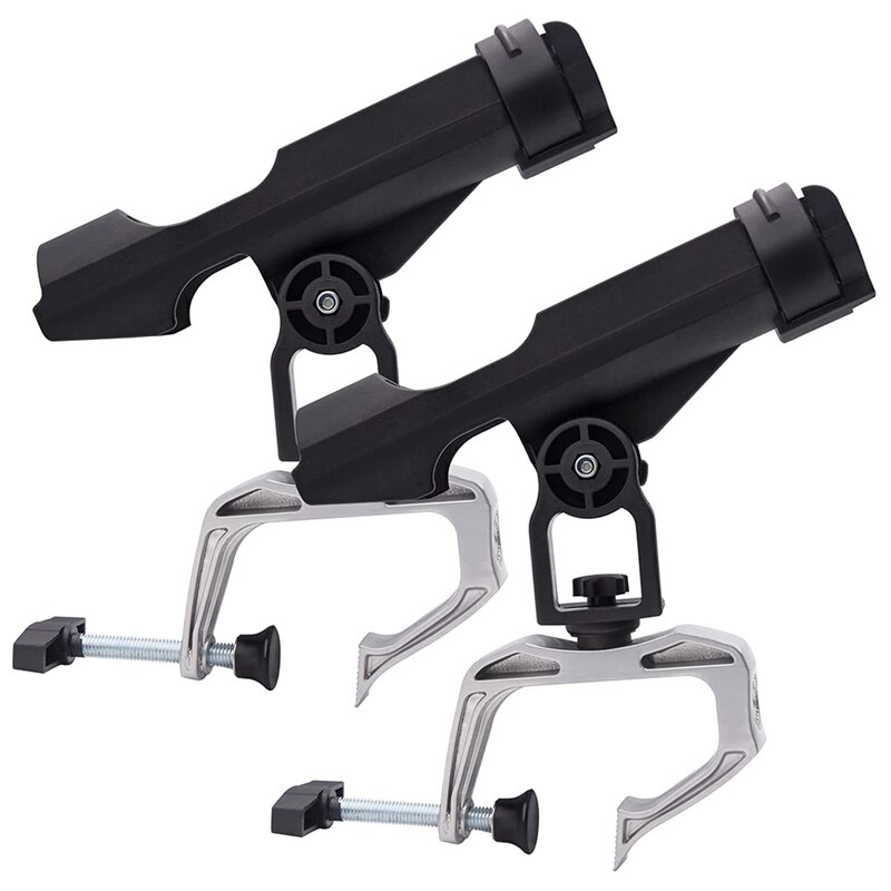 Support De Canne à Pêche Réglable - En Acier Inoxydable, Pliable - Pour Transport Et Fixation - Longueur Dépliée 56 Cm