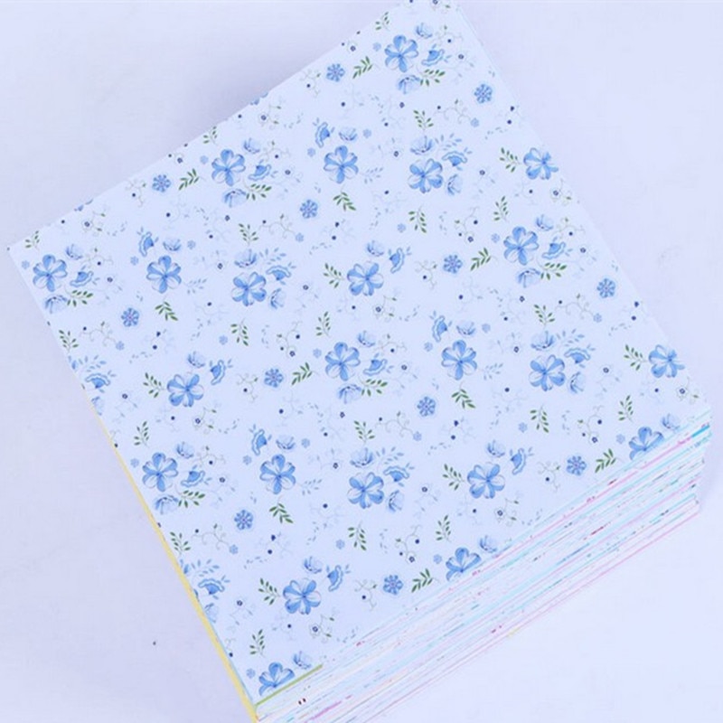 Mooie 70 Stks/partij Goedkope Bloemen Patroon Diy Kids Origami Papier Scrapbooking Decoratie Achtergrond 14.5X14.5 12 Patronen Gemengd