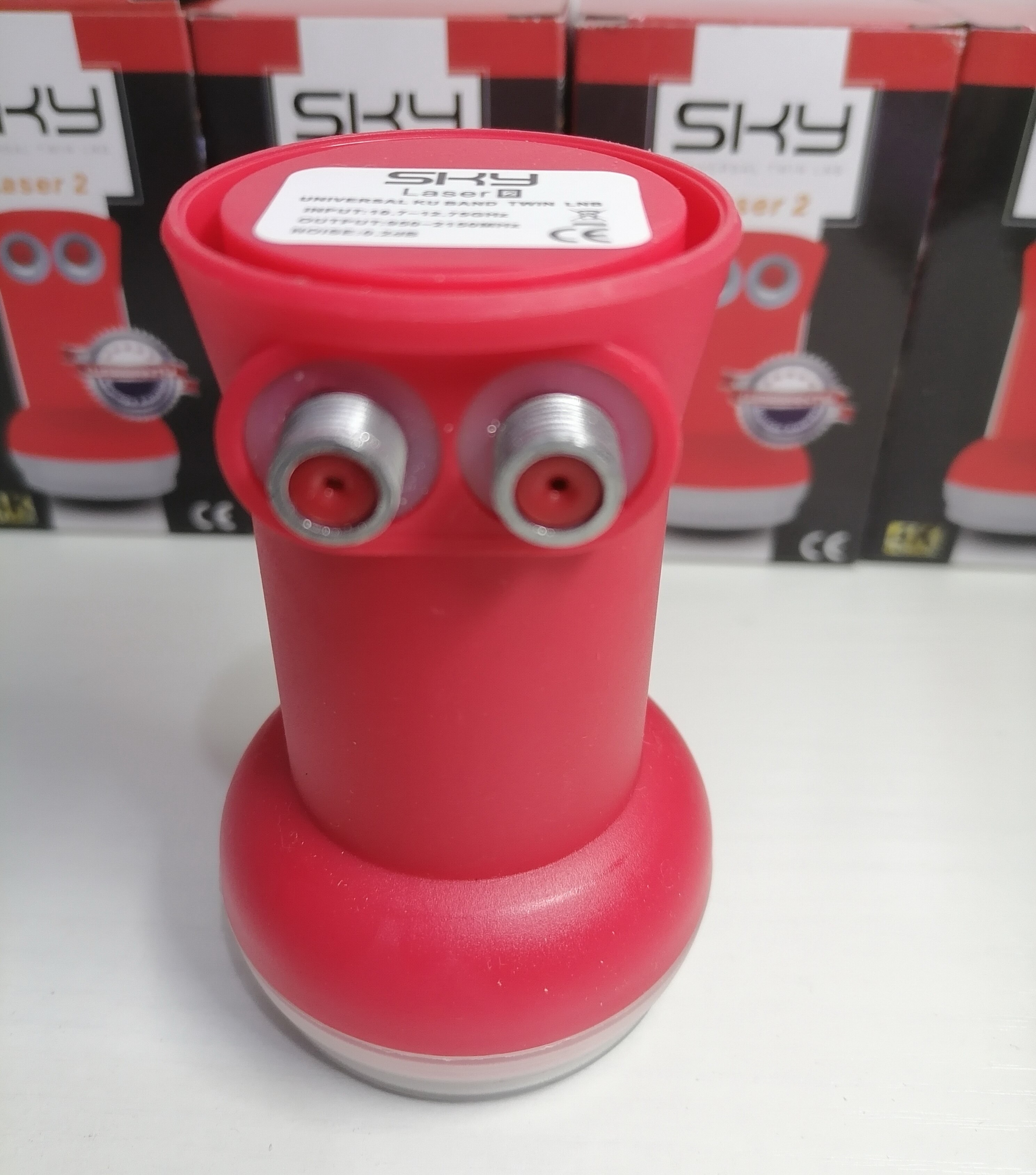 Sky SR-320mini, SR-3602 Universele Ku Digitale Hd Eenvoudige, Doble, Quad Lnb Alto Ganar Ruido Bajo Antena Satel