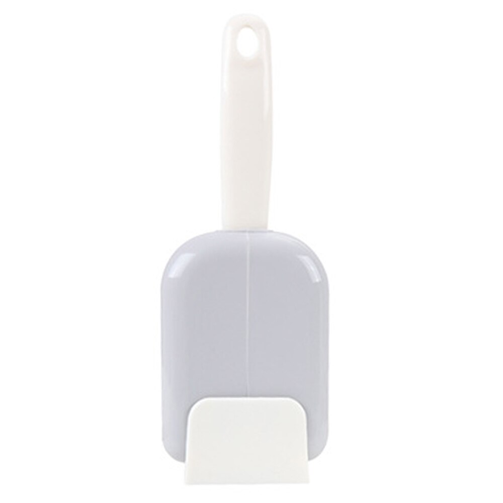 Automatic Open And Close Standing Meal Spoon Dust Cover Hanging Rice Spoon Storage Rack Kitchen Tools Household Gadgets: Grey