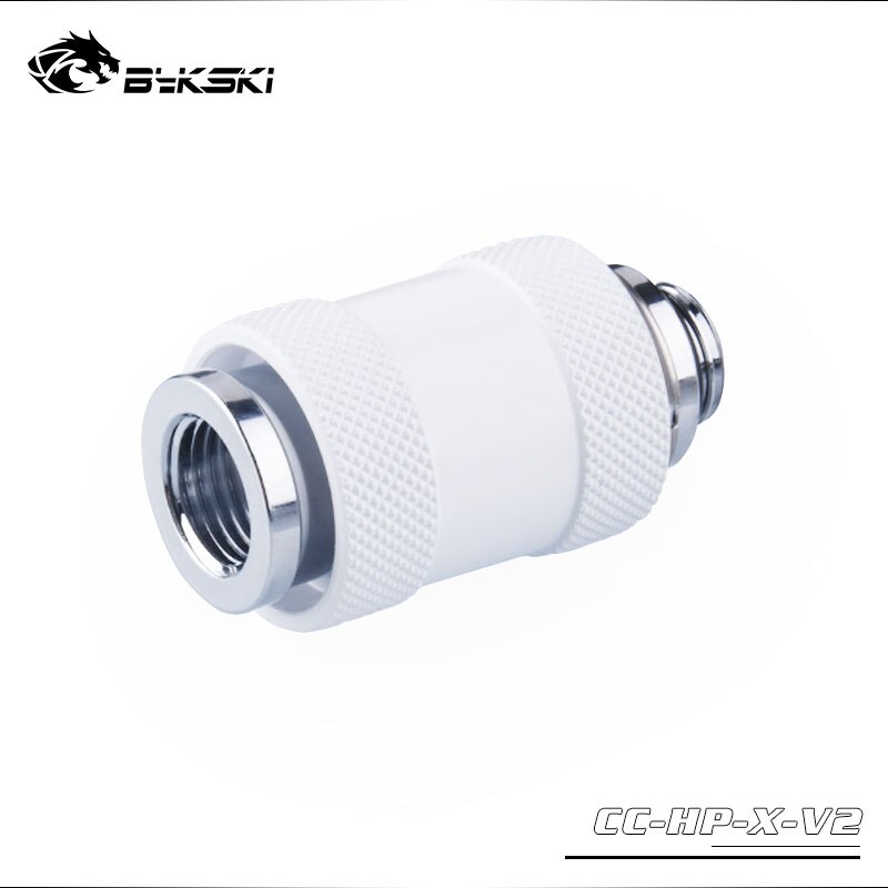 Bykski Hand Push Valve Switch G1/4 Thread Male to Famale Flat + Mini Dual External Thread Water Stop fittings CC-HP-X-V2