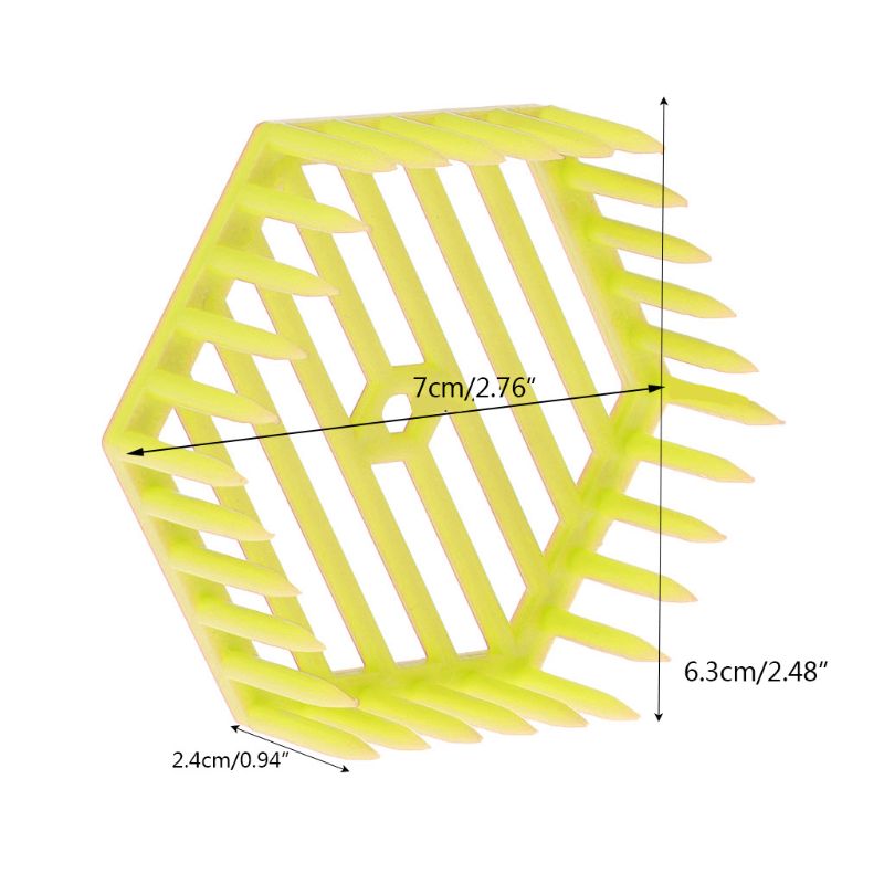 Bee Koningin Kooi Bijenteelt Bijenteelt Tool Plastic Apparatuur Zeshoekige Levert 67JB