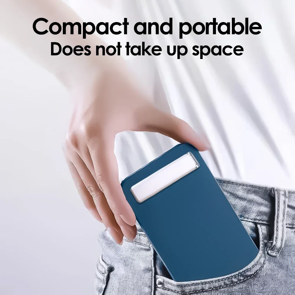 1-2 pièces support de téléphone portable universel en métal magnétique fort support pliant réglable Ultra mince béquille de téléphone support de bureau