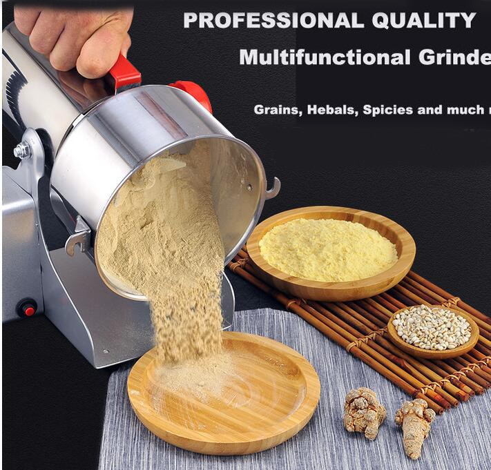 800g Grains Spices Hebals Cereals Coffee Dry Food Grinder Mill Grinding Machine gristmill home medicine flour powder crusher
