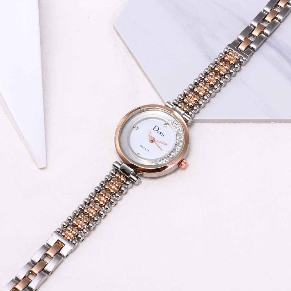 Luxe Horloge Vrouwen Jurk Armband Horloge Mode Quartz Horloge Voor Vrouwen Klassieke Gouden Dameshorloge bayan kol saati