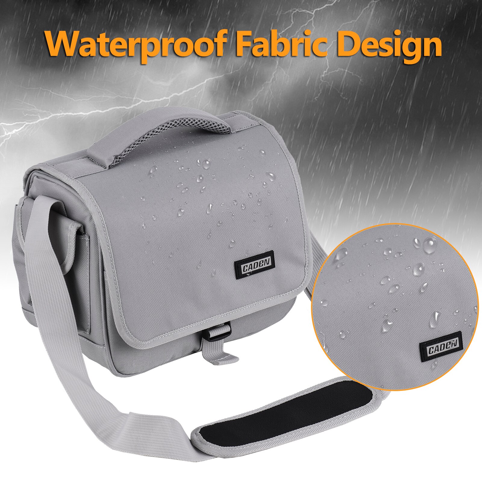 CADeN Lens photo tripod dslr Camera Bag backpack Single-shoulder Water-resisitant for DSLR/SLR Mirrorless Photography Accesories