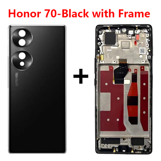 6.67'' OLED For Huawei Honor 70 Display For Honor 70 FNE-AN00 FNE-NX9 LCD Display with Frame Touch Screen Digitizer 100% Tested: Skyblue