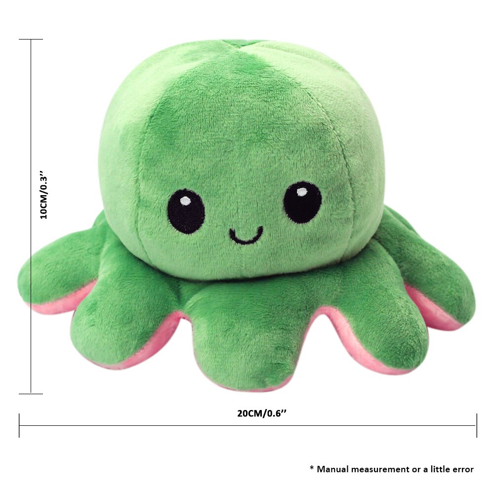 Plush Toys Kids Soft Octopus Plush Animal Crossing Children Double-sided Flip Doll Soft Pulpo Reversible Cute Peluches Toys