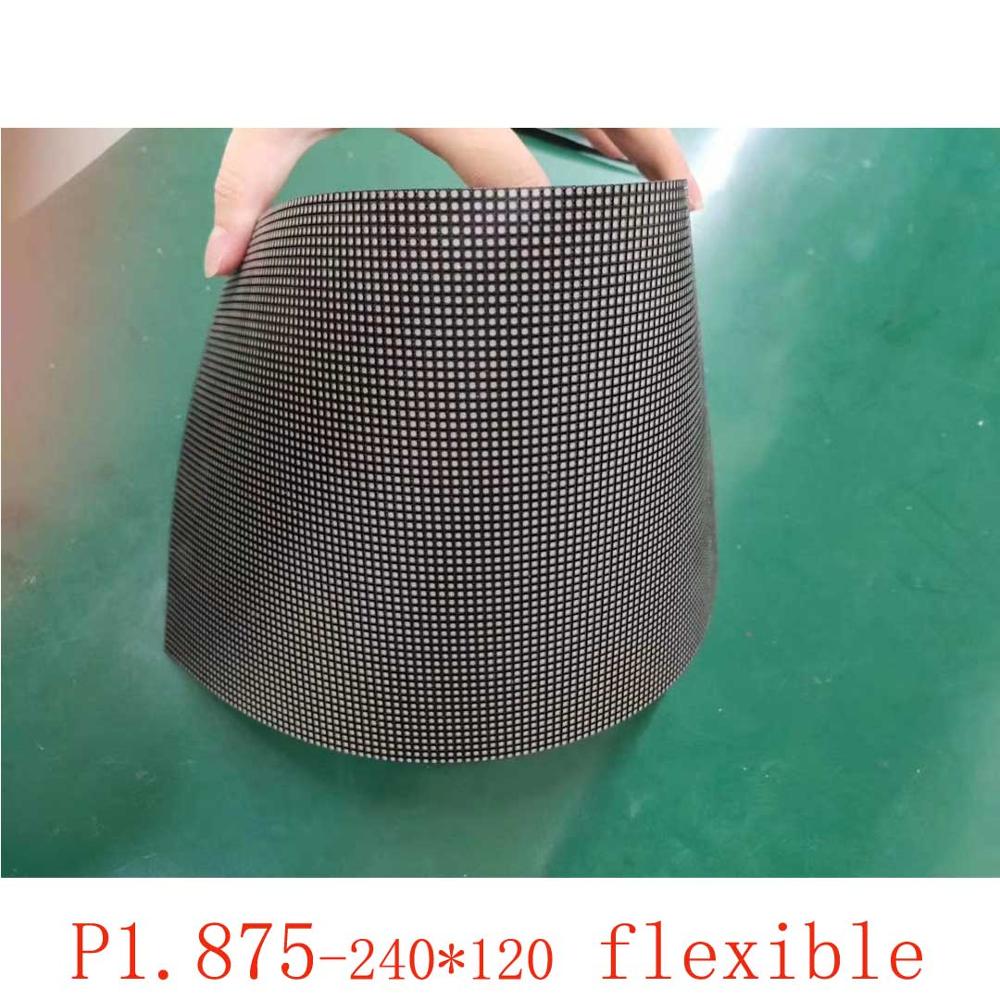 Cylindrical screen curved screen curved screen indoor p1.875 Flexible led panel 240*120mm led screen module