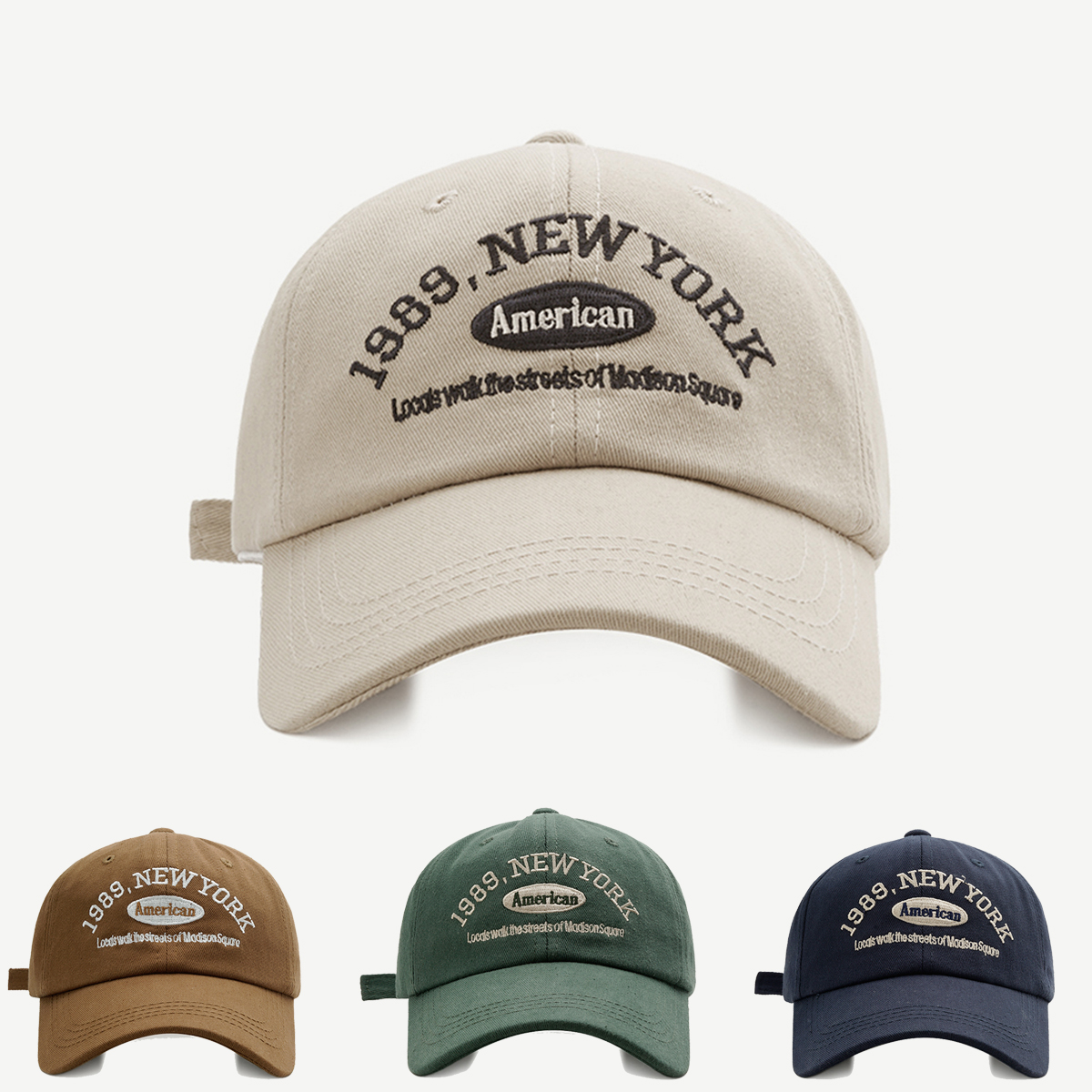 IL KEPS – casquette de Baseball brodée pour hommes et femmes, chapeau de soleil Kpop en coton, style Hip-Hop, York, BQM267