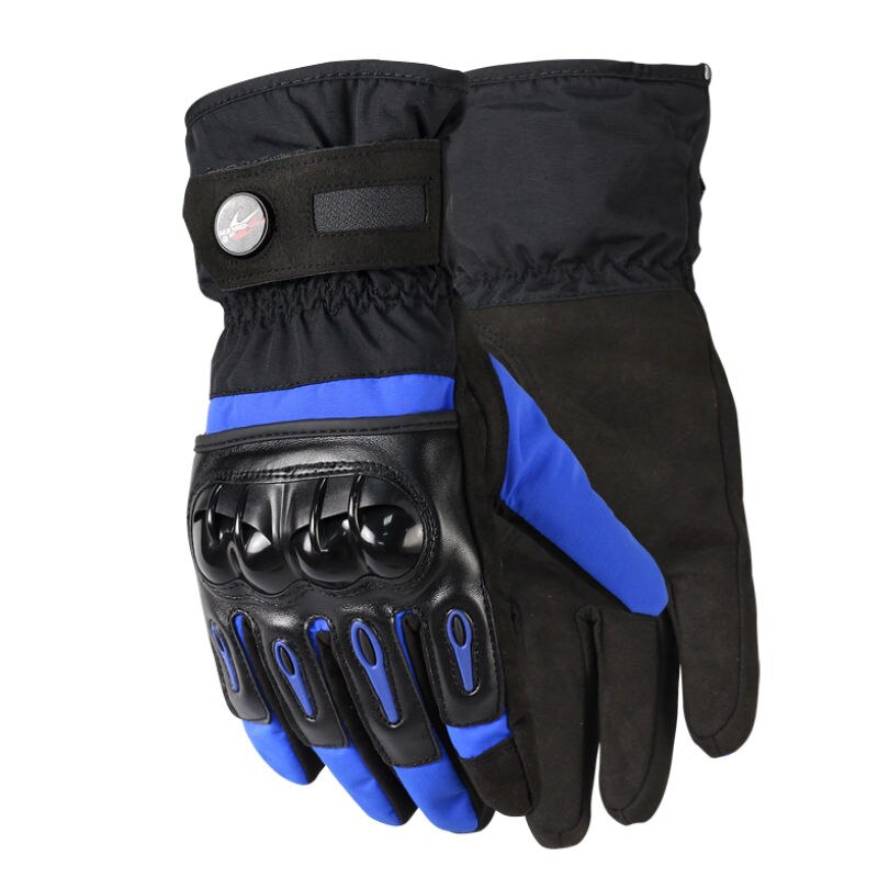 Mtv -08 motorhandschoenen, motos winter motor winddichte handschoen, motocicleta luva guantes, motocross waterdichte handschoenen: Blauw / Xxl