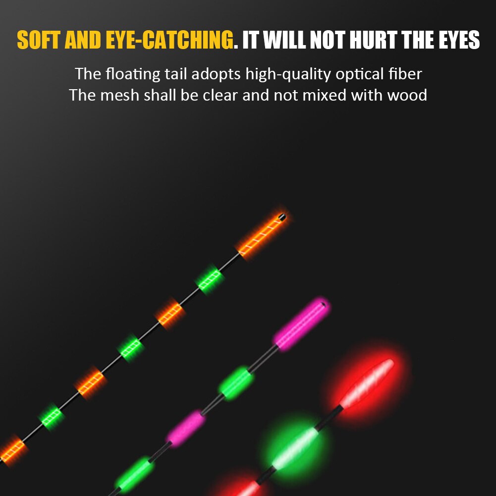 Smart Fishing Float Bite Alarm Vis Aas Nano Lichtgevende Elektrische Visdobbers Hoge Gevoeligheid Vissen Boei Bobber Karpervissen