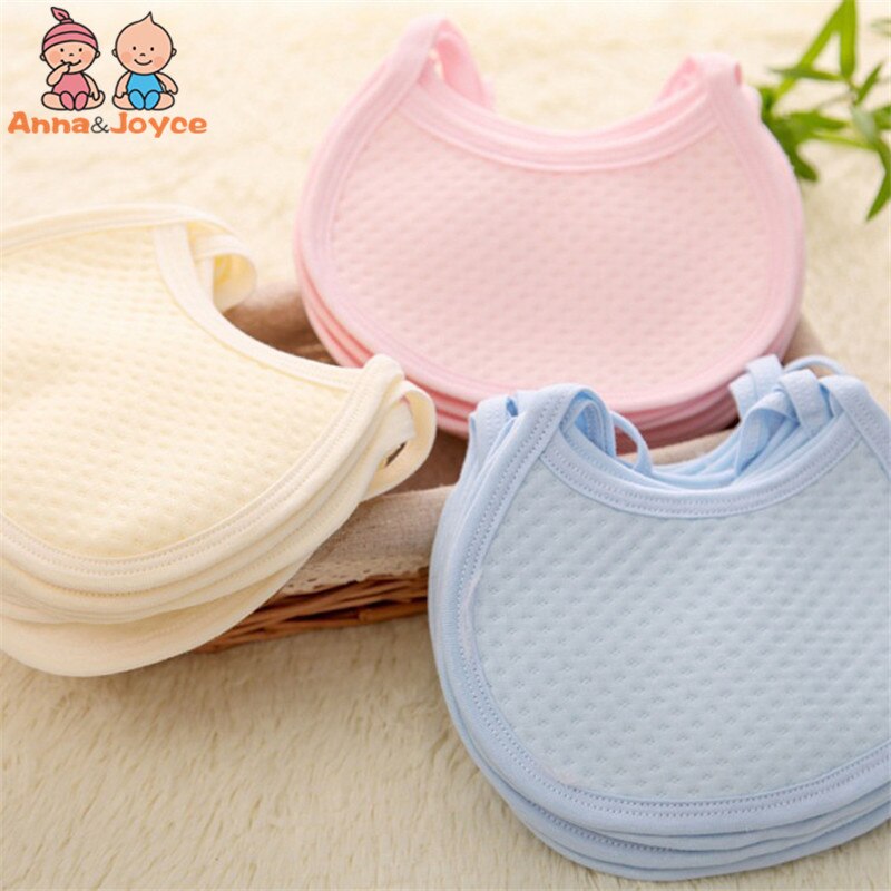 20 Stks/partij Drie Kleur Gemengde Kleur Willekeurige Haar 3 Kleur Zachte Katoenen Baby Bib Baby Baby Katoen Comfortabele Speeksel TowelATRK0058