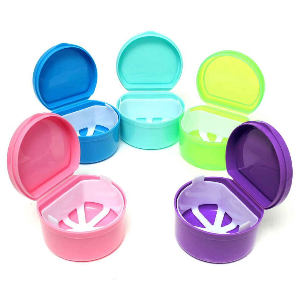 Orthodontic Retainer Partial Denture Plastic Storage Box Optional Dental Tray Box Feminine Hygiene Product Health Care