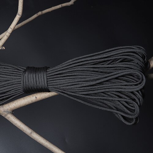 Cuerda de pesca Paracord 550, cuerda de paracaídas cuerda de 7 hebras 100FT 31m
