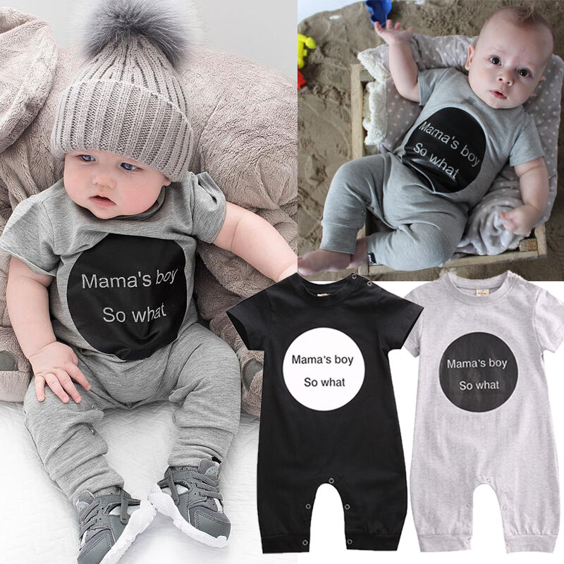 Ons Peuter Pasgeboren Baby Boy Katoenen Romper Jumpsuit Outfit Sunsuit Zomer Kleding