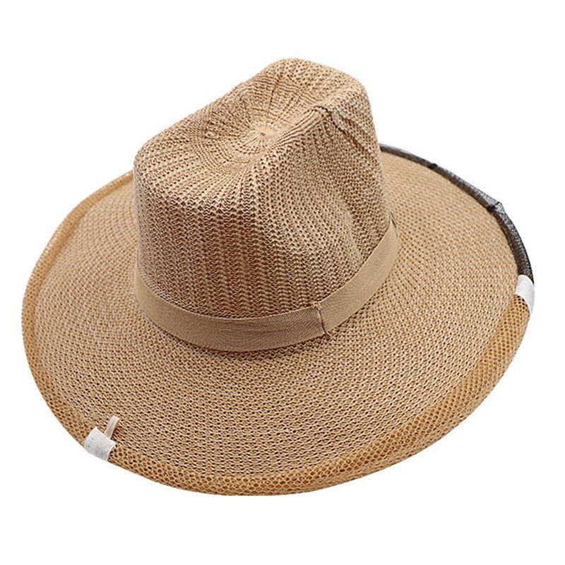 1 Stck Anti Biene Hütte Bienenstock Bienenzucht Cowboy Hütte Moskito Biene Insekt Netz Schleier Kopf Gesicht Schutz Imker Ausrügestochen