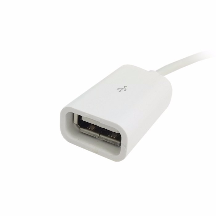 1 PC 30Pin Female naar USB Vrouwelijke Data Sync Oplaadkabel Adapter Voor iPhone 4 4 4S Zwart/Wit