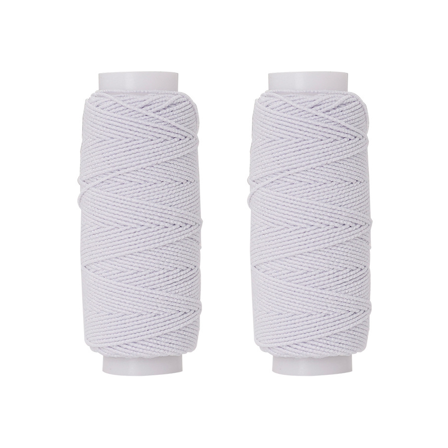 2pcs Colorful Elastic Thread Sewing Machine Bottom Line Elastic Thread Polyester Fine High Elastic Thread Color Rubber Band