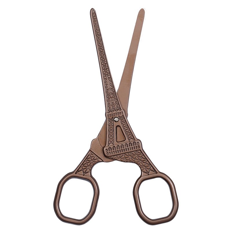 MIUSIE Durable Tailor Scissors Sewing Scissors DIY Household Fabric Cutter Shears Cross Stitch Scissors For Sewing Needlework: Dark brown