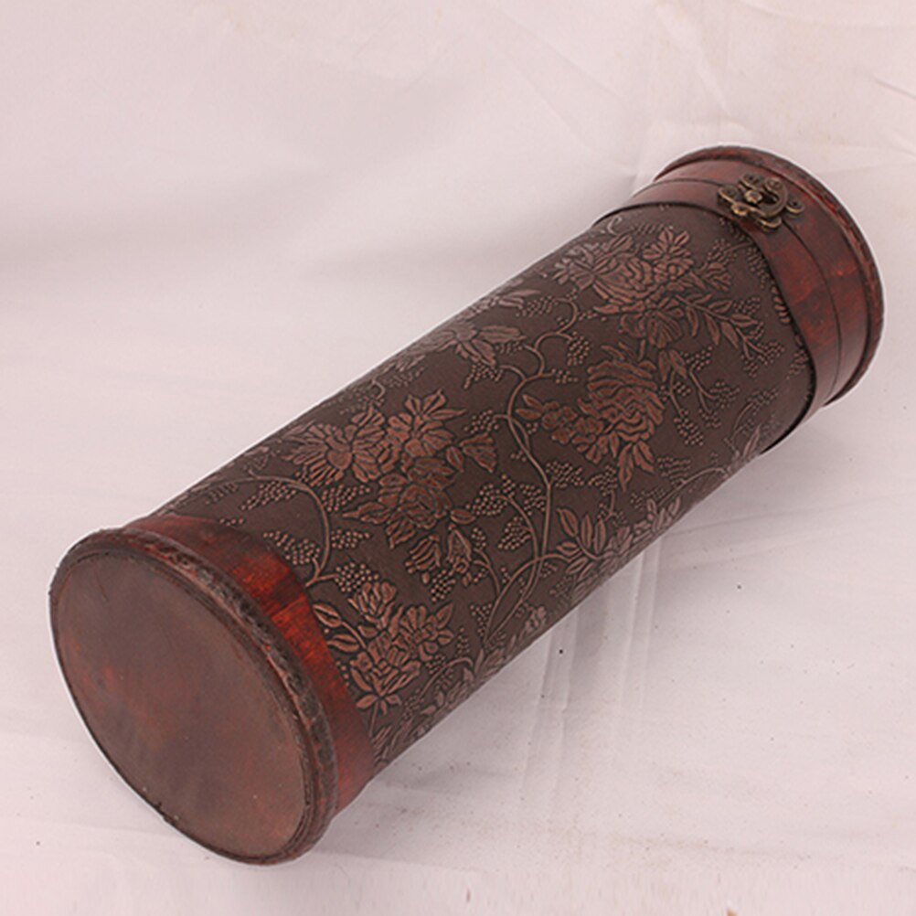 1Pc Wooden Box Decorative Storage Case Wooden Packing Box