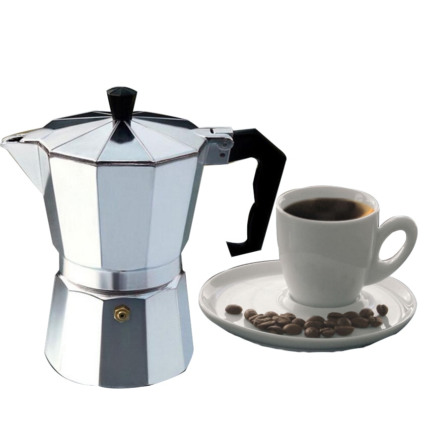 Italiaanse Espresso Koffie Makers Achthoekige Koffie Pot Percolator Pot 3cup/6cup/9cup/12cup Turkse Kookplaat Koffiezetapparaat