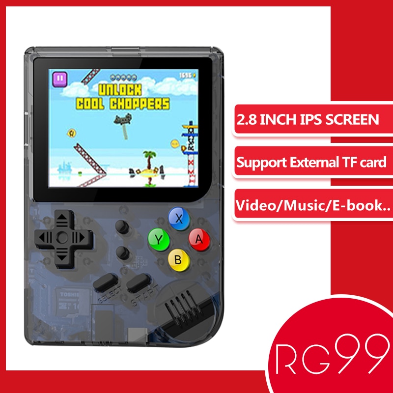 Juego Retro ANBERNIC RG99 99 videojuegos mando de juegos integrado en 169 juegos clásicos para niños jugadores nostálgicos para niños