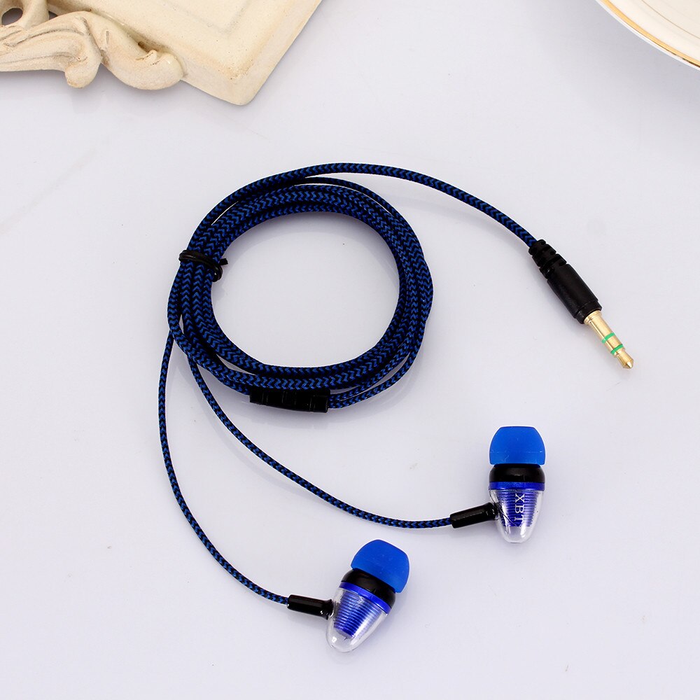 Earphones Universal In-ear Wired Headset Without Microphone 3.5mm Jack Earbuds Earphone For Cell Phone In Stock 24: Blue