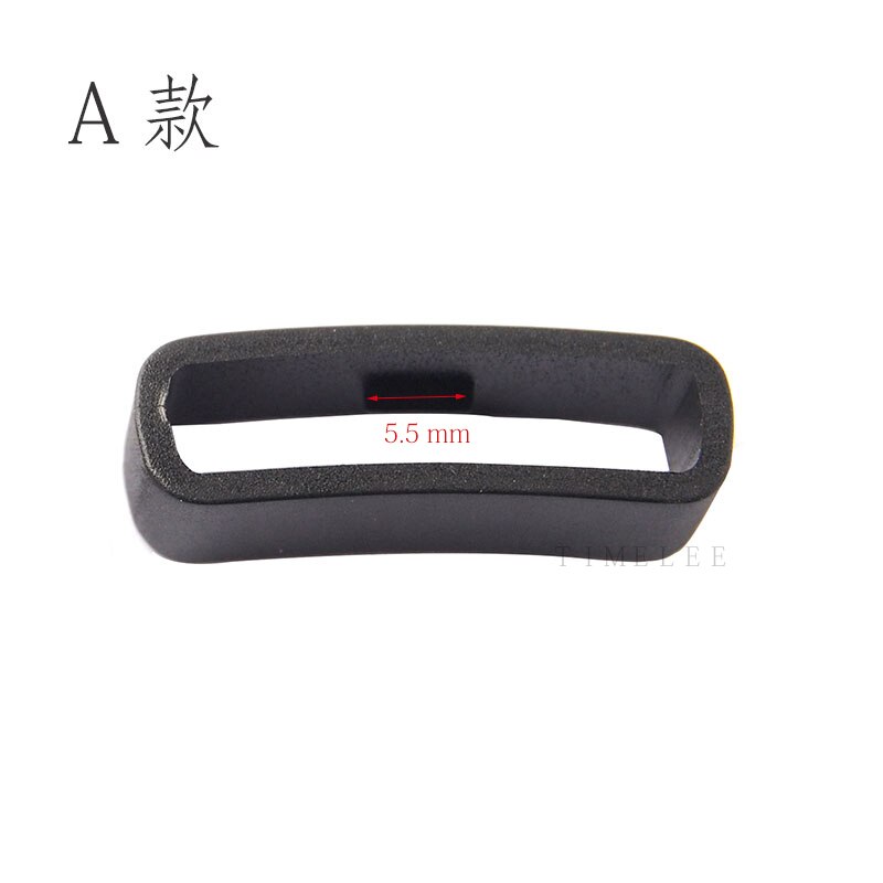 Watch accessories For Suunto 24 mm rubber watchband clasp sunnto watch band/ strap loop / Buckle loop / table ring: A
