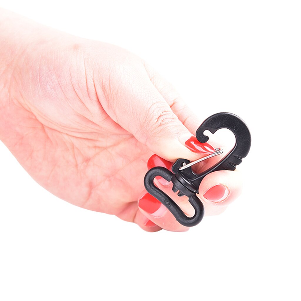 10Pcs Plastic Lobster Clasp Strap Swivel Rotary Buckle Hook For Backpack Bag Outdoor Camping Hiking Tools