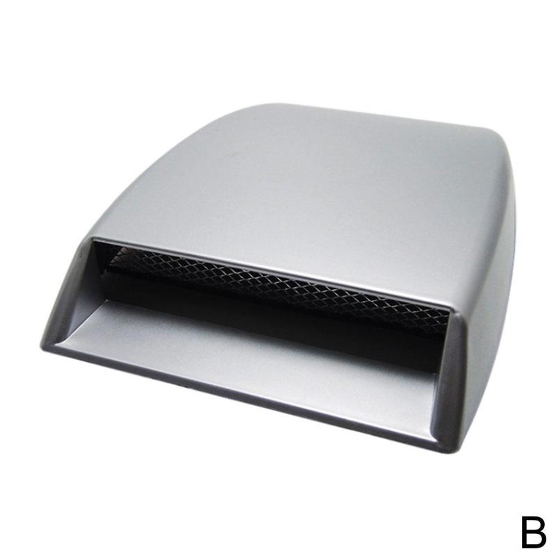 Universal Car Engine Hood Scoop Air Flow Intake Vent Cover ABS Front Engine Hood Cover Decoration Bonnet Hood Scoop SUV Truck: B