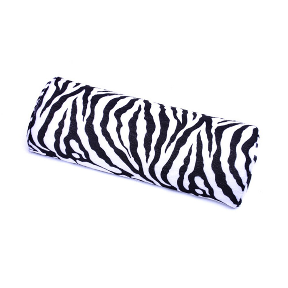 1Pc Hand Rest Voor Nagels Manicure Hand Rust Soft Nail Hand Rest Kussen Wasbaar Hand Kussen Spons Pols Kussen nail Art Gereedschap: zebra