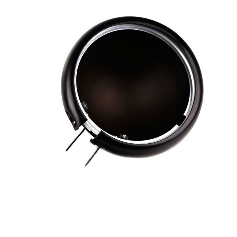5-3/4 Inch LED Headlight Mounting Ring Bracket Adapter For Harley Accessories 5.75" Motorcycle Headlamp Housing: Black  housing