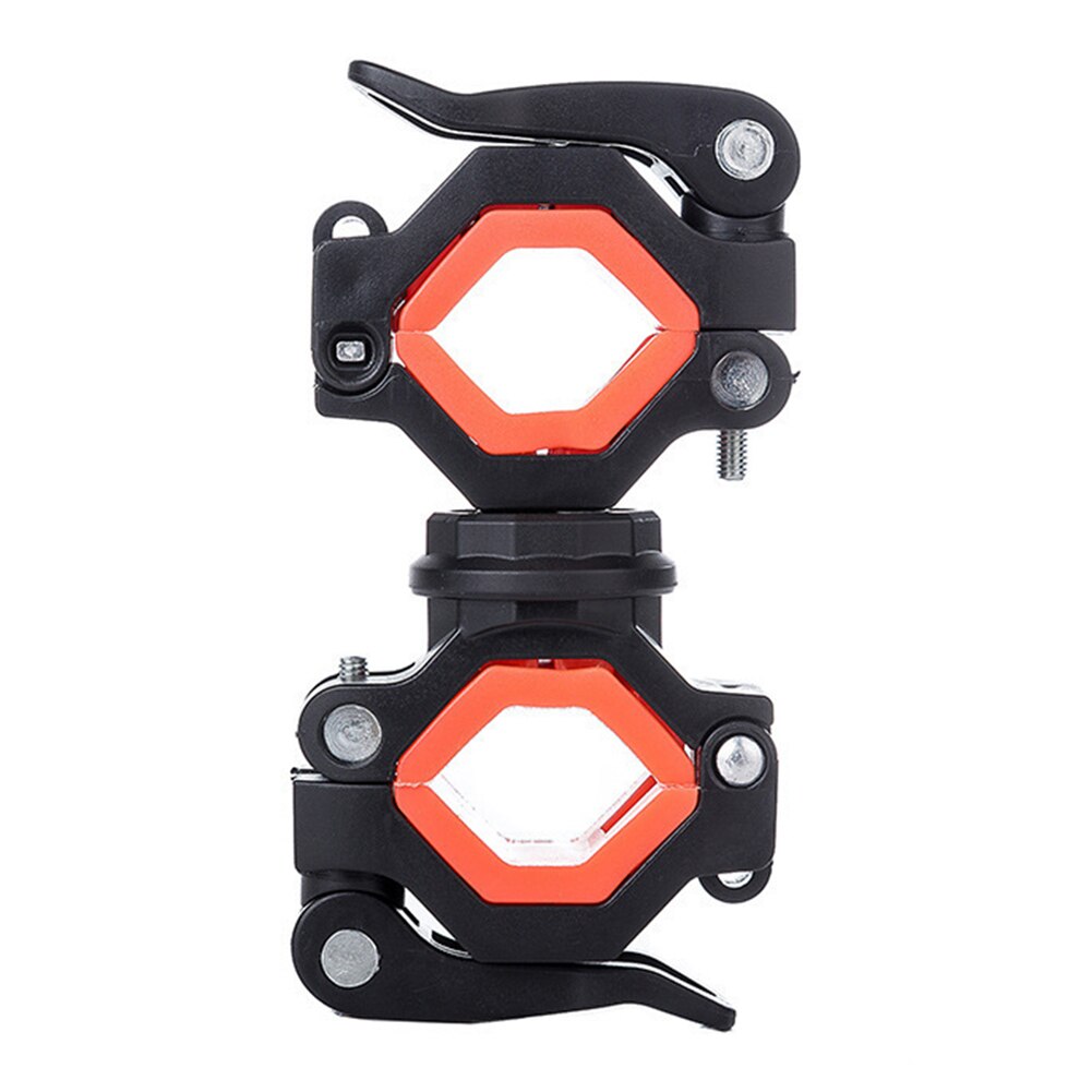 360 degrés rotatif vélo avant lampe boussole digitale vélo réglable guidon dégagement rapide vtt vélo vélo phare queue: Jaune clair