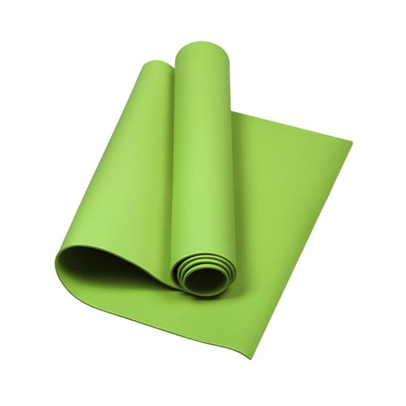 Yoga Mat Met Antislip , Extra Grip Eenvoudige Effen Kleur Fitness Oefening Mat: Licht Groen