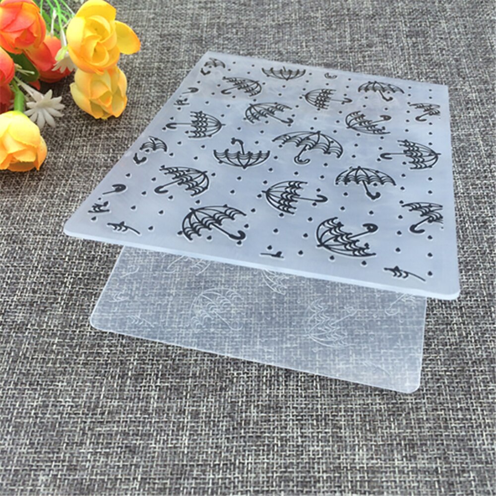 Diy Paraplu Embossing Mappen Collectie Van Wit Mappen Voor Scrapbook Map Voor Scrapbook Diy Album Card Plastic Template