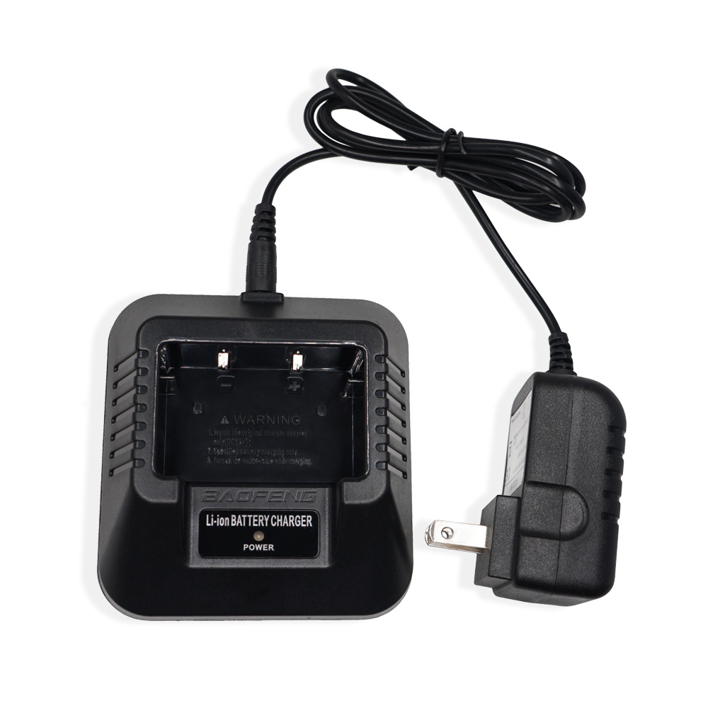 Original Baofeng UV-5R UE/EE. UU./REINO UNIDO/USB/cargador de batería de coche Radio bidireccional UV5R DM-5R cargador Baofeng Walkie Talkie UV-5R Accesorios: Negro