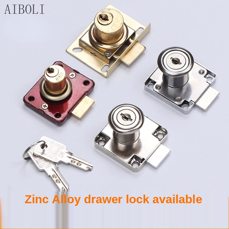 Bureau Kast Lade Slot, Deur Lade Kast Lock, Zinklegering Cam Ladeblokkering