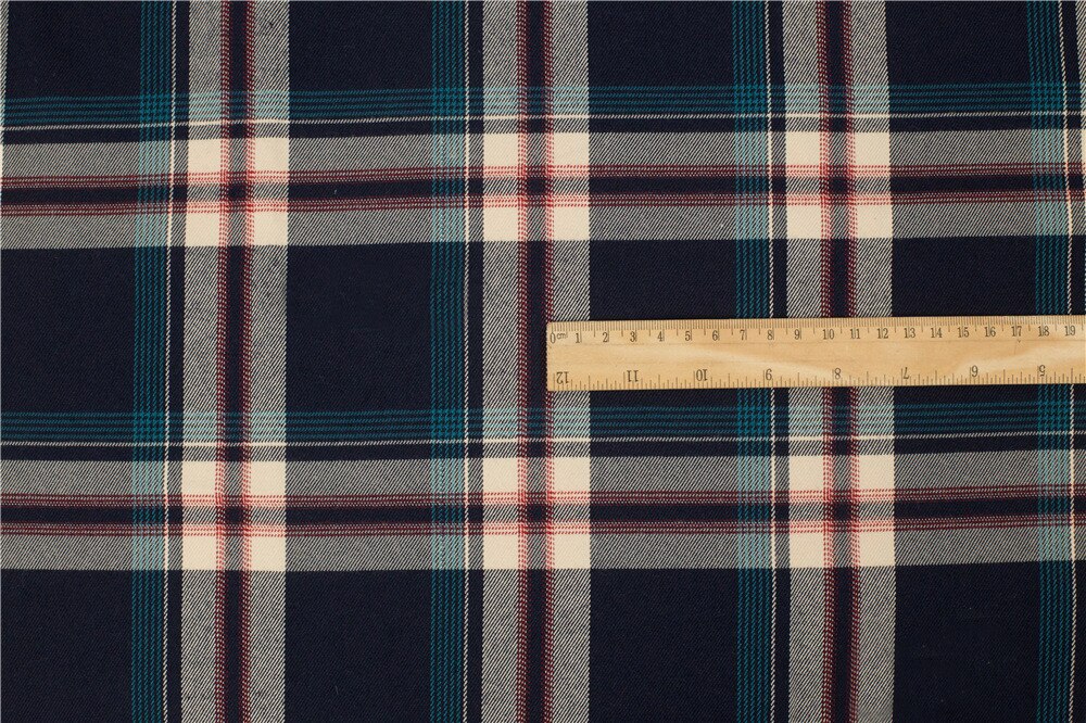 Mylb 140cm x 50cm DIY Little Cloth group hilo-tela teñida, Patchwork Quilting hecho a mano para coser, Grid stripe