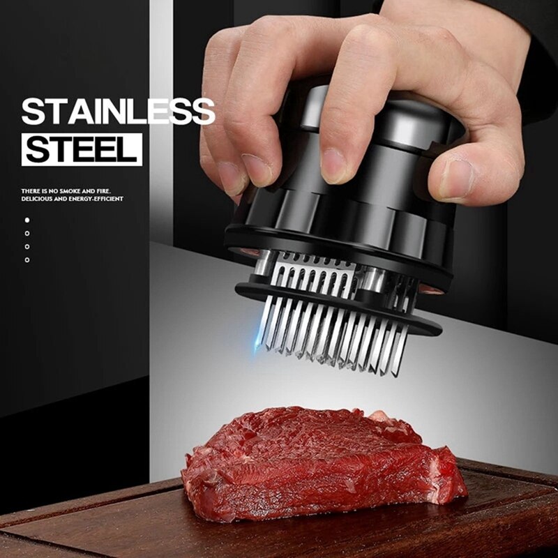 Naald Vleesvermalser Rvs Mes Vlees Biefstuk Hamer Van Vlees Hamer Pounder Koken Gereedschap: Default Title