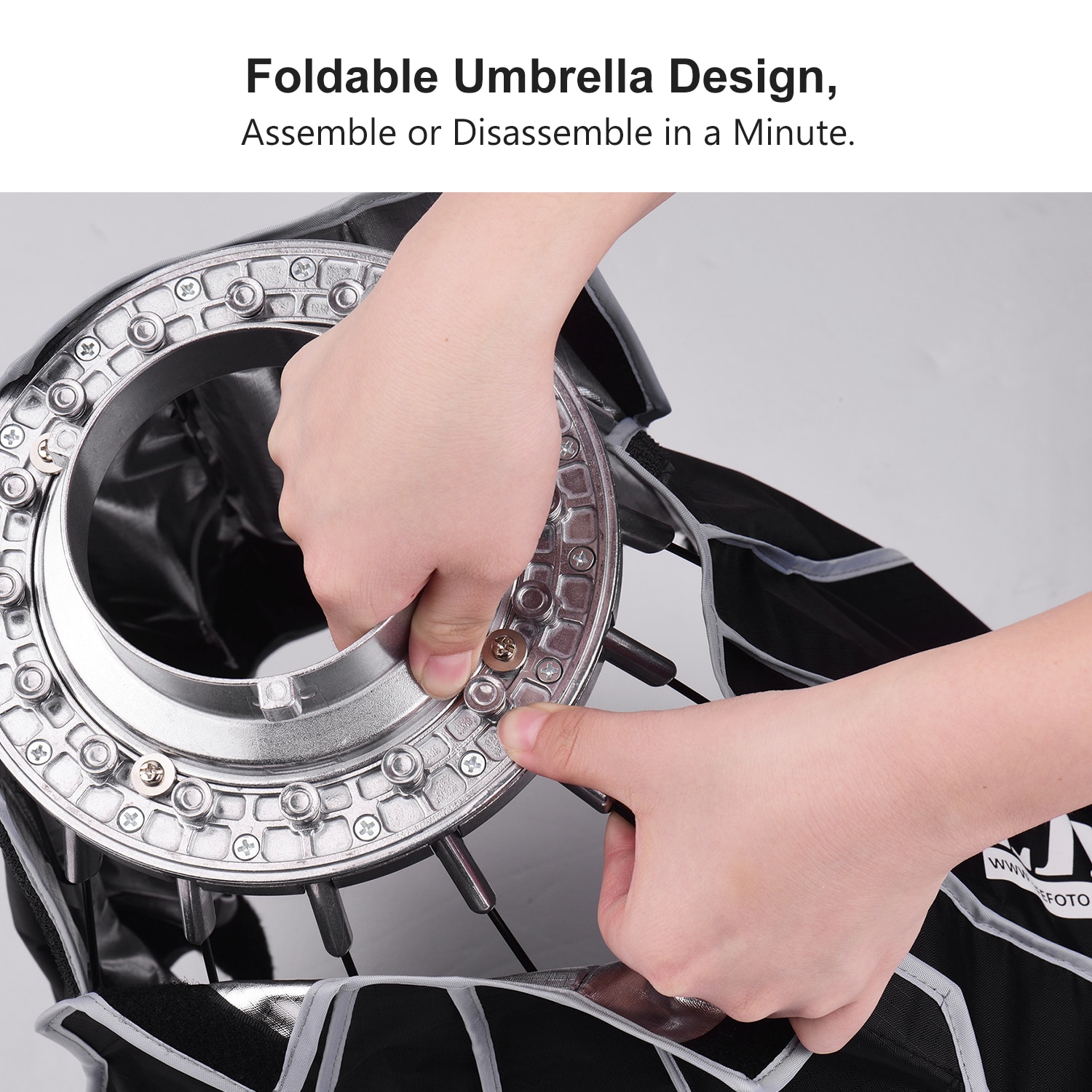 LIFE OF PHOTO Hexadecagon Soft Box Umbrella Parabolic Softbox Photography Lighting Modifiers for Studio Light Speedlite