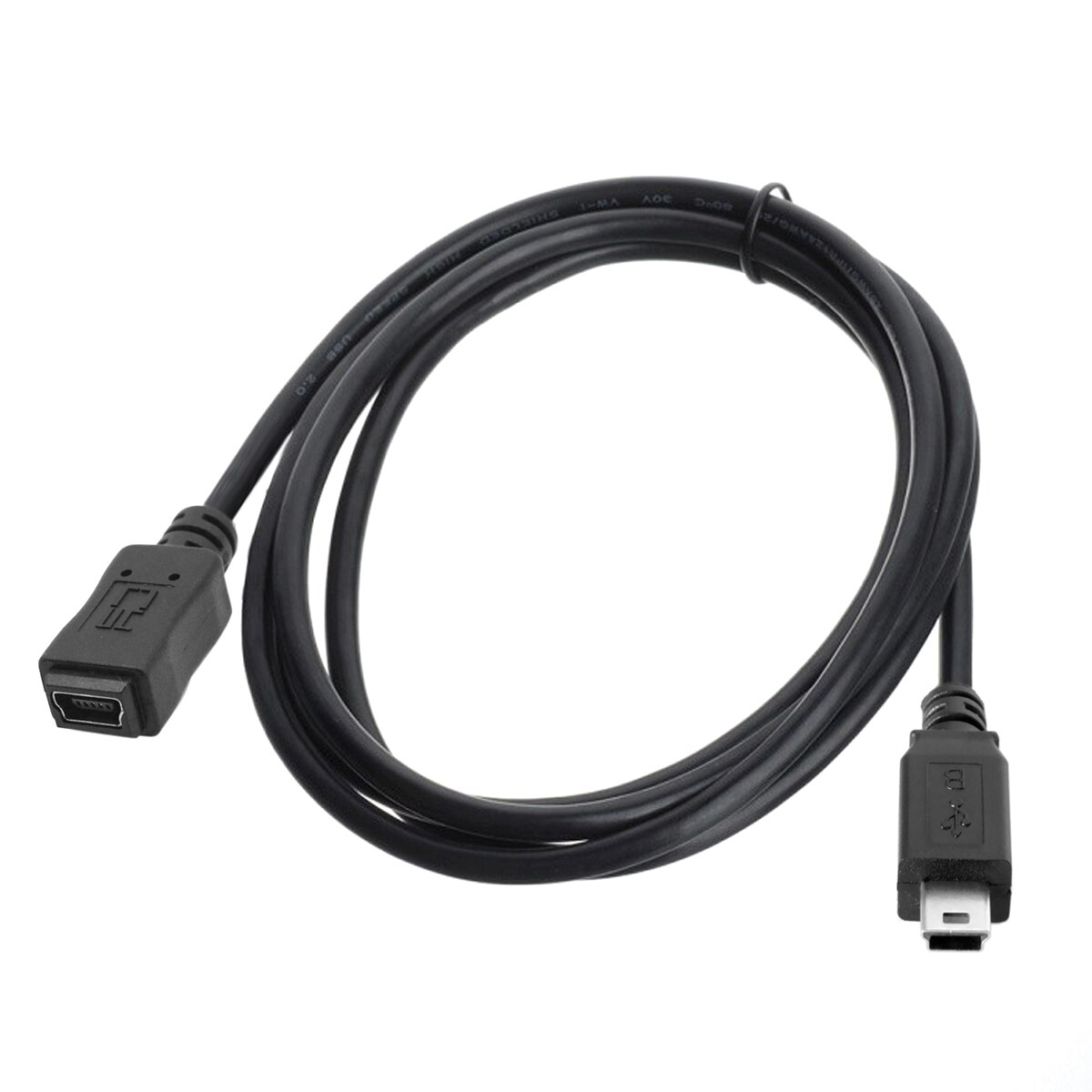 Cablecc CY USB 2.0 Hi Speed Mini USB 5pin Male to Female Extension Adapter Cable 150cm 5ft