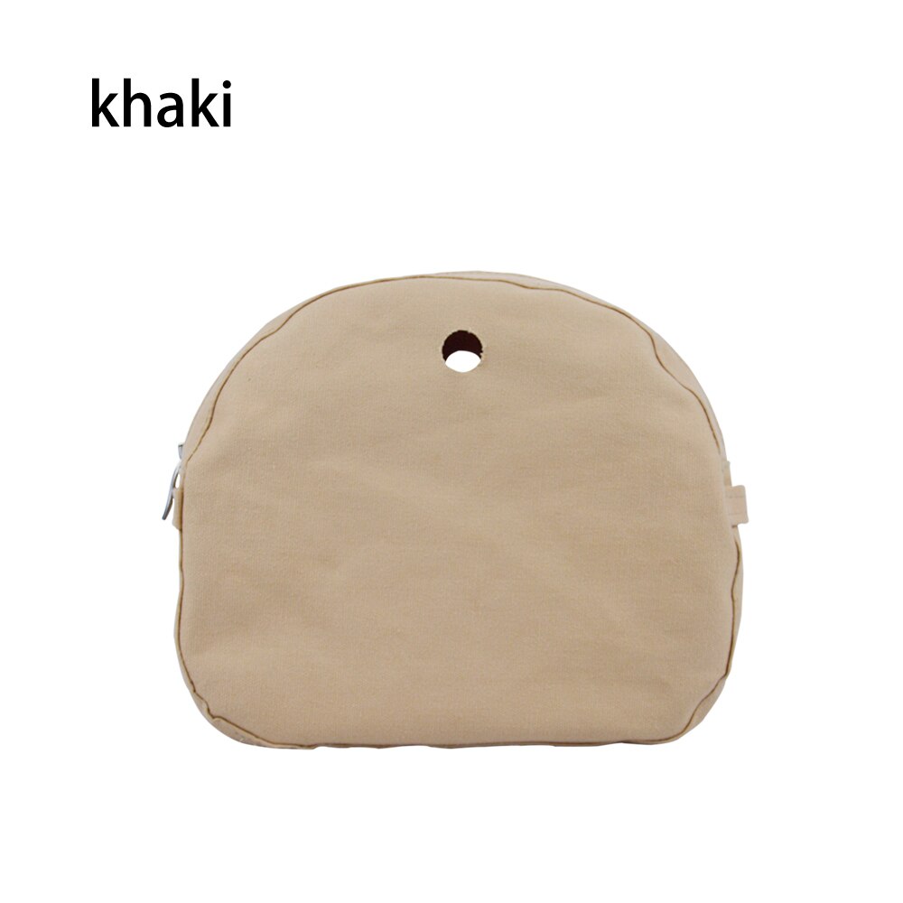Tanqu lona forro de tecido para omoon luz obag bolso interno cor pura revestimento à prova dwaterproof água inserção organizador para lua bebê o saco: Khaki